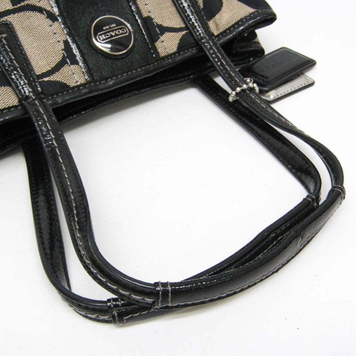 Coach Signature Stripe · Canvas & Leather