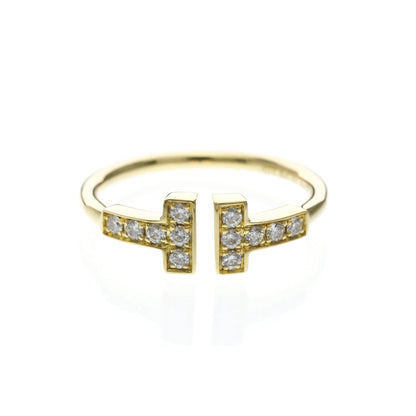 Tiffany T Wire · 18K Yellow Gold · Diamond