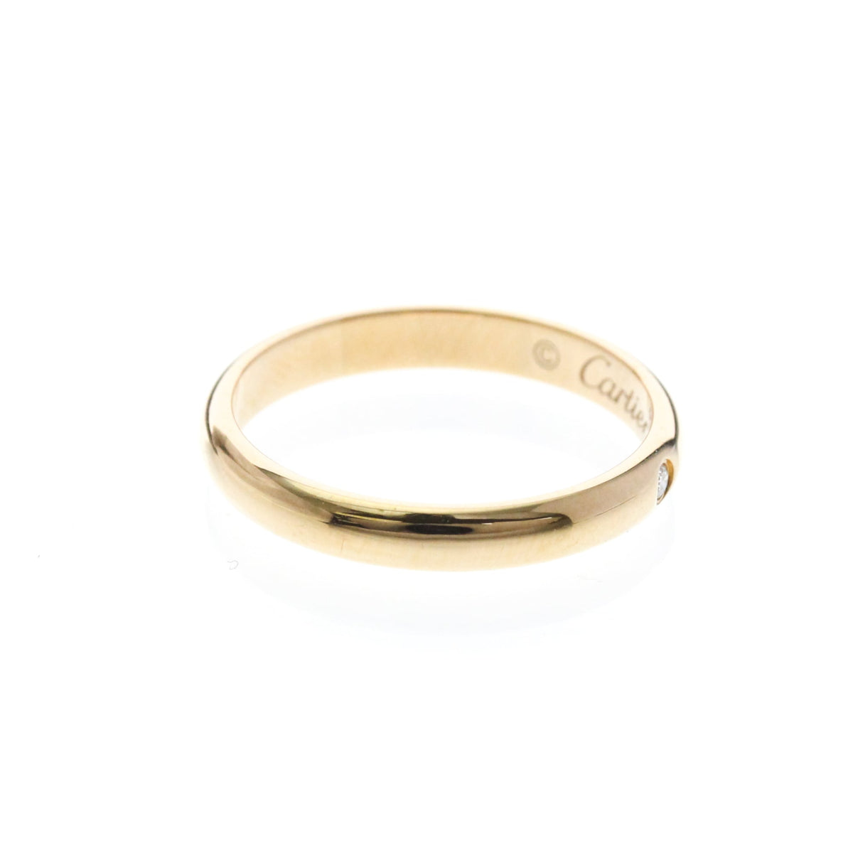 Cartier 1895 Wedding · Diamond · Rose Gold · Size 4 (EU 50)