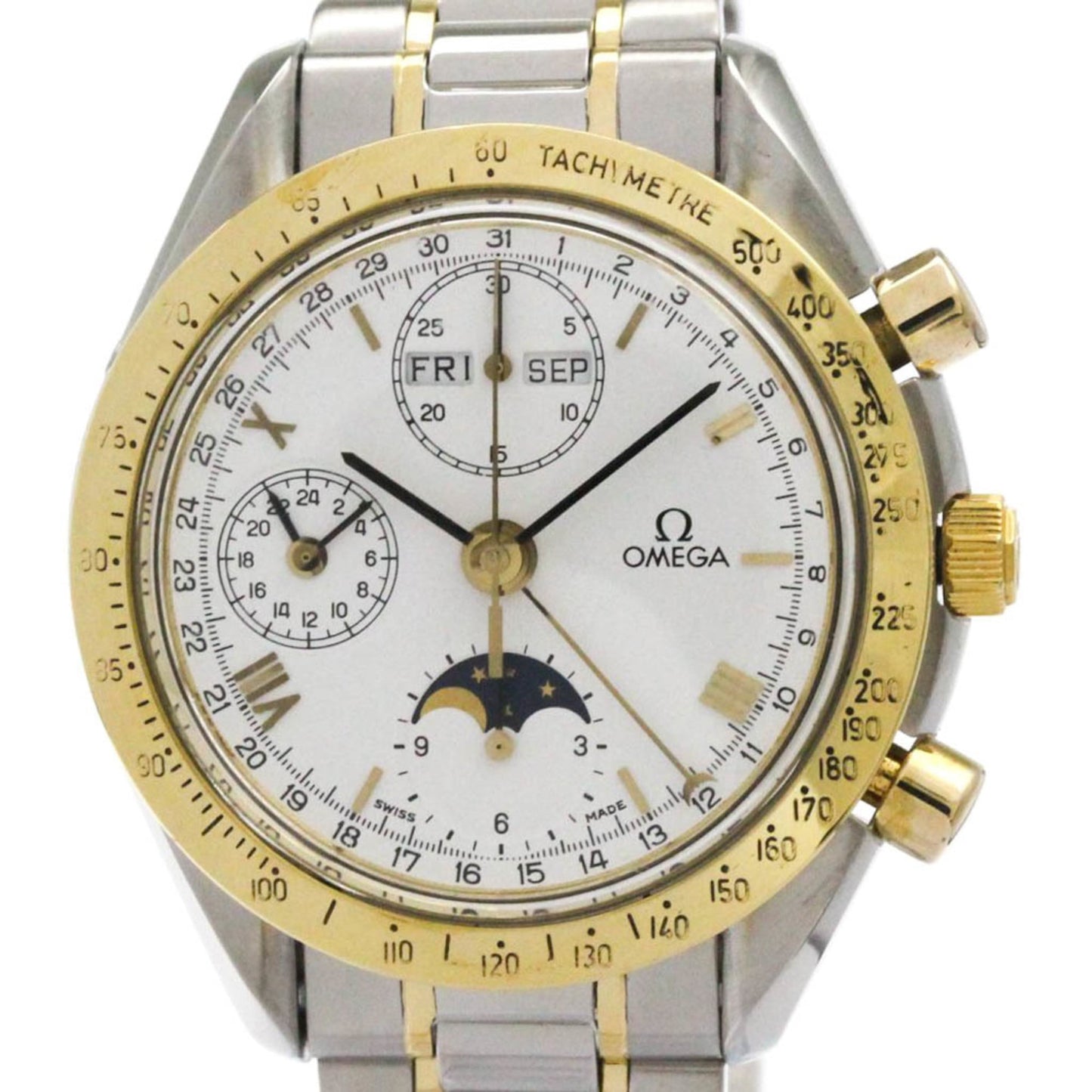 Omega Speedmaster · Moonphase · Steel & Gold