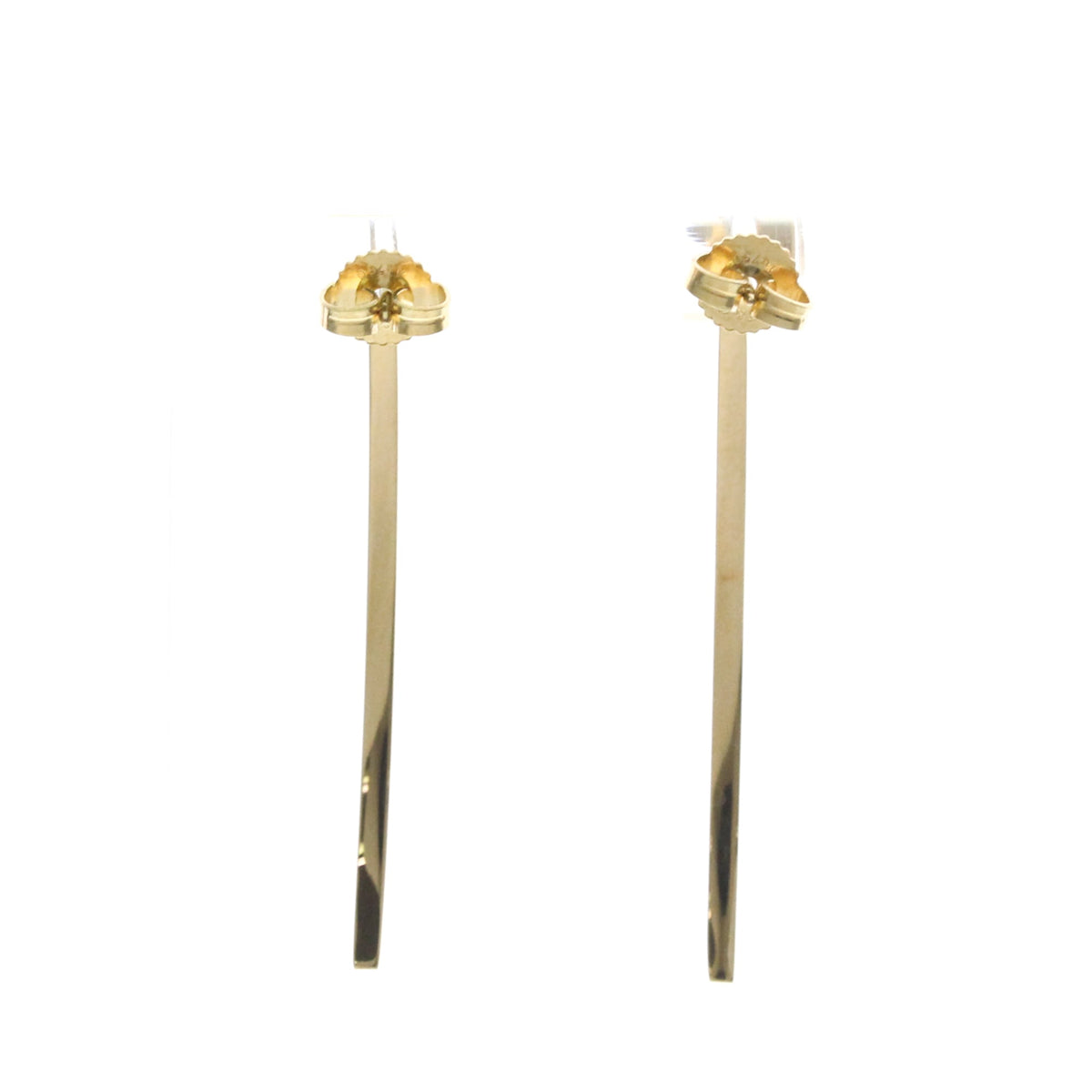 Tiffany T · T-Bar Earrings · 18K Yellow Gold