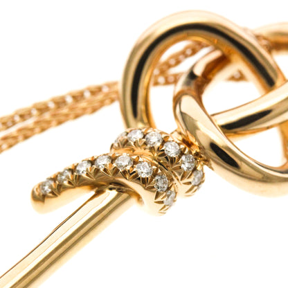 Tiffany Knot Key · 18K White Gold · Diamond