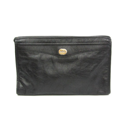 Gucci Interlocking · Leather Clutch