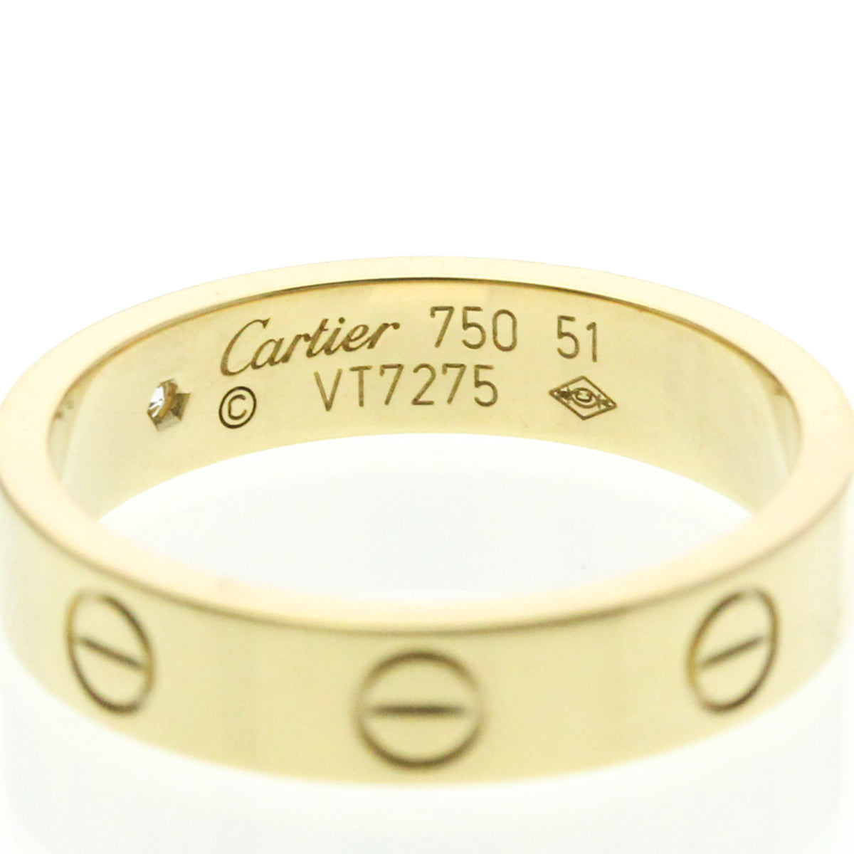 Cartier Mini Love · Diamond · 18K Yellow Gold