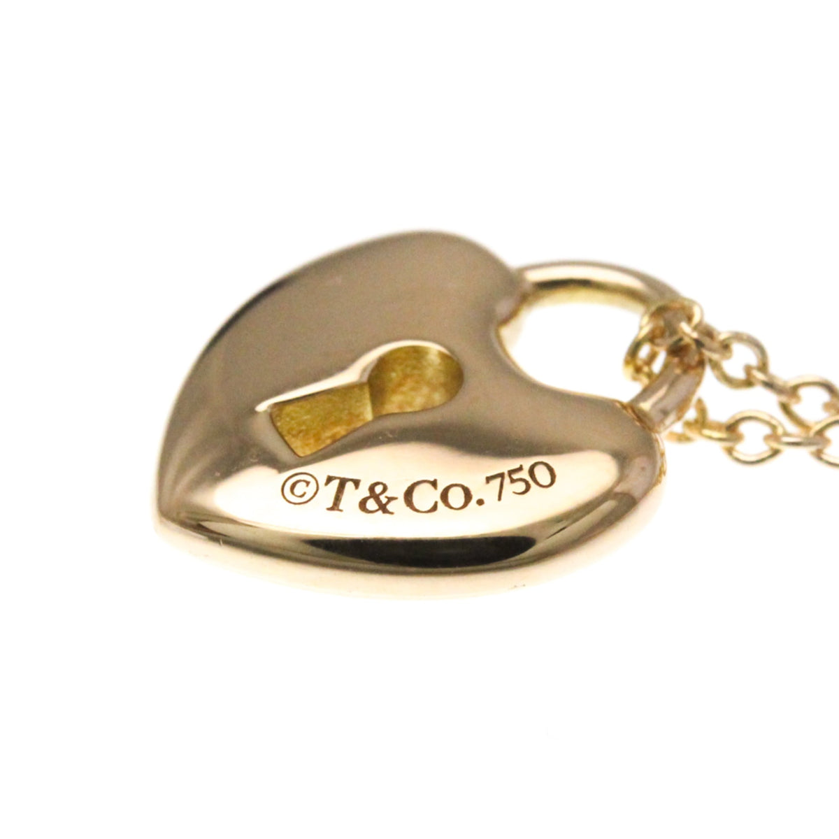 Tiffany Heart Lock Key · Rose Gold