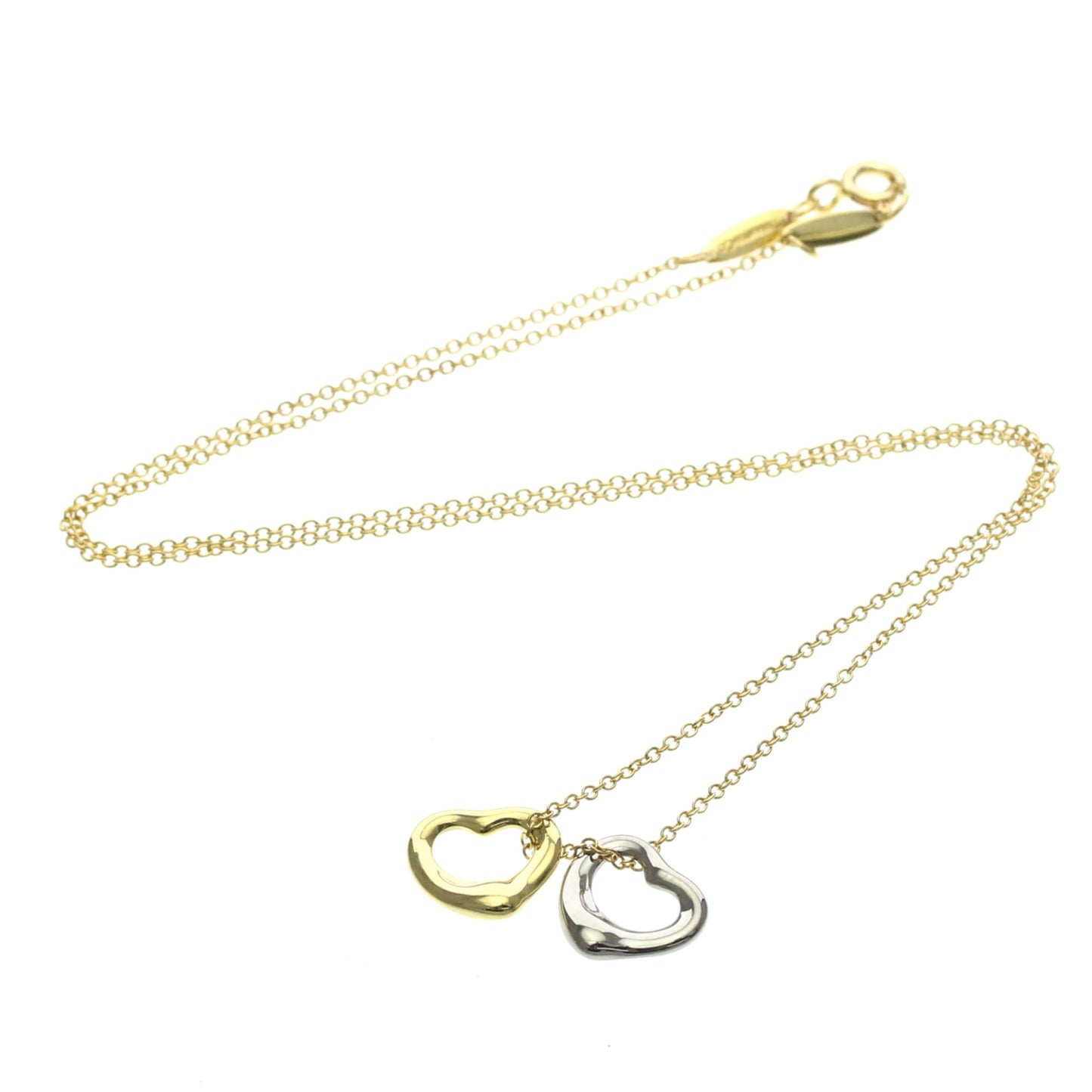 Tiffany Open Heart · Two-Tone Gold