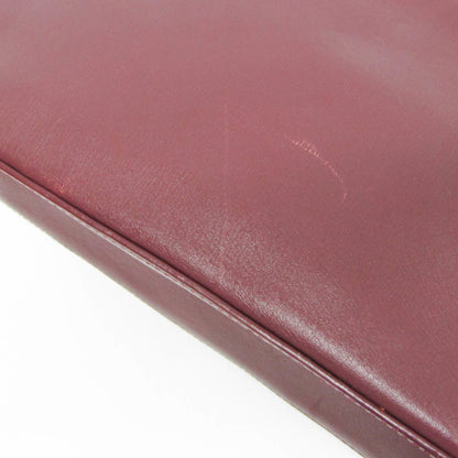 Balenciaga · Leather Shoulder Bag · Bordeaux