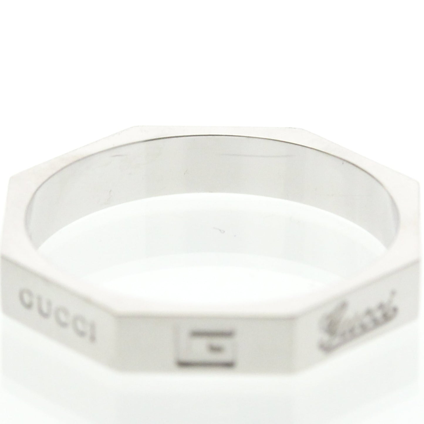 Gucci Octagonal Ring · 18K White Gold