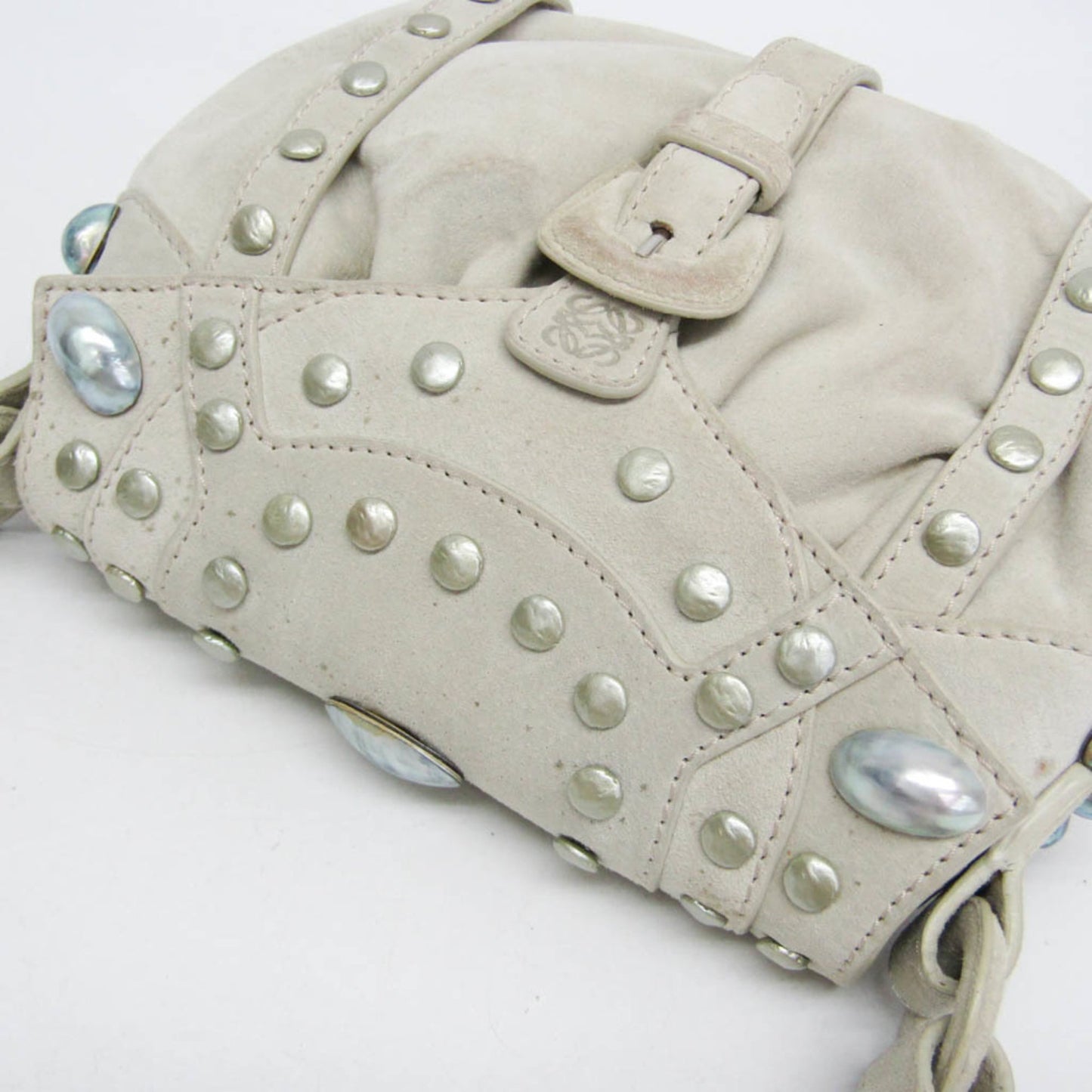 Loewe Belt Flap · Beaded Suede