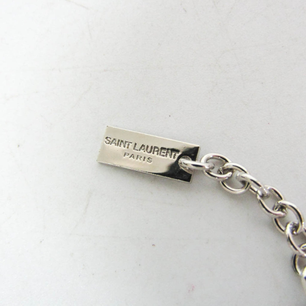 Saint Laurent · Rhinestone Charm Bracelet
