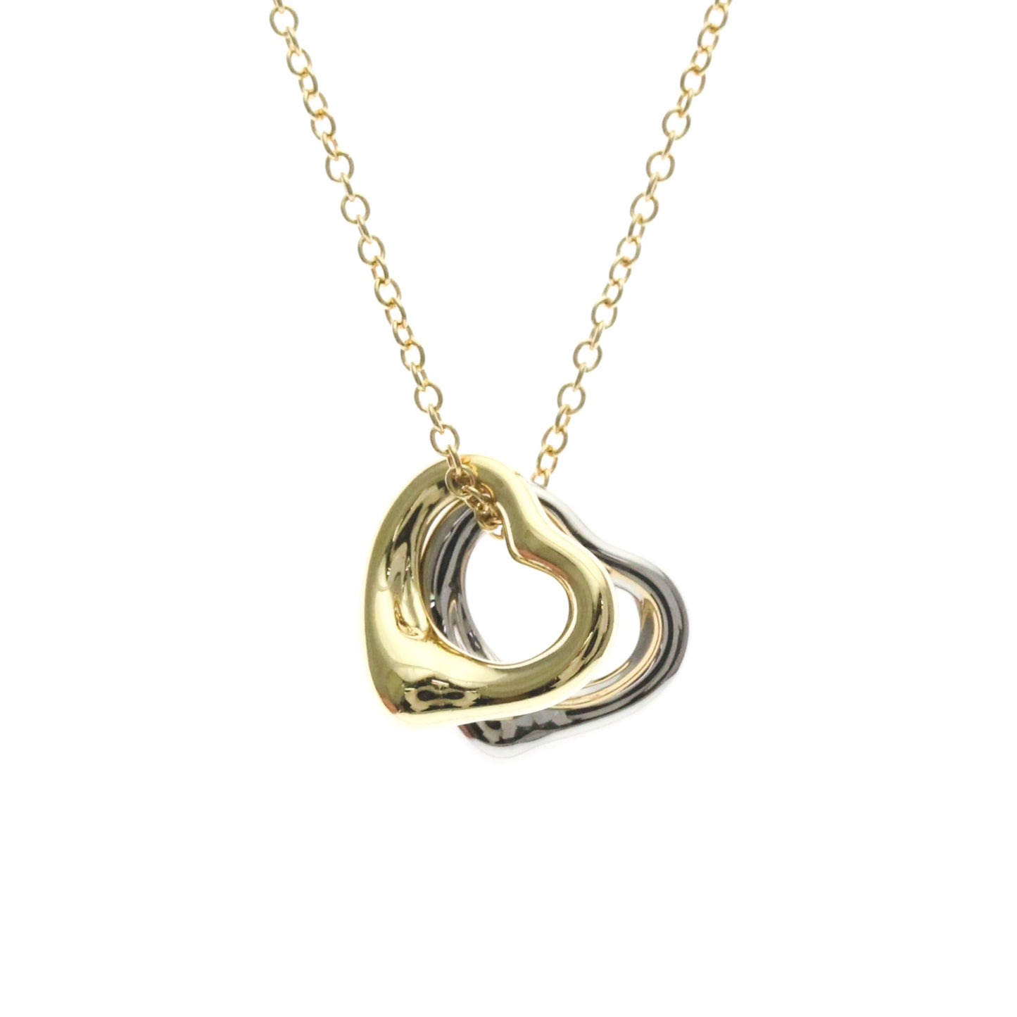 Tiffany Open Heart · Two-Tone Gold