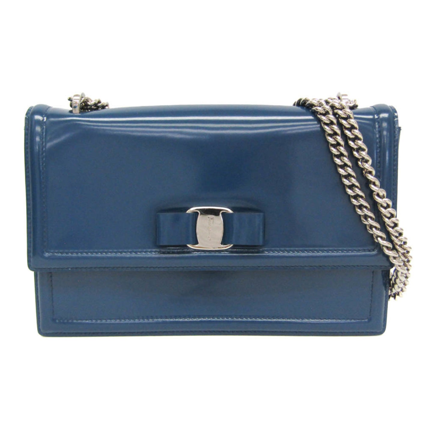 Salvatore Ferragamo Vara · Enamel Leather