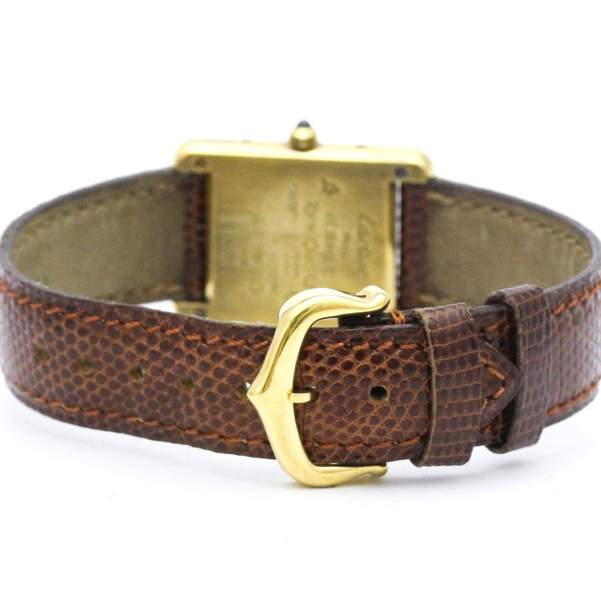 Cartier Must Tank · Gold Plated · Quartz