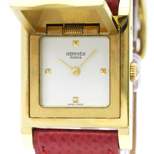 Hermes Medor · Gold Plated · Leather
