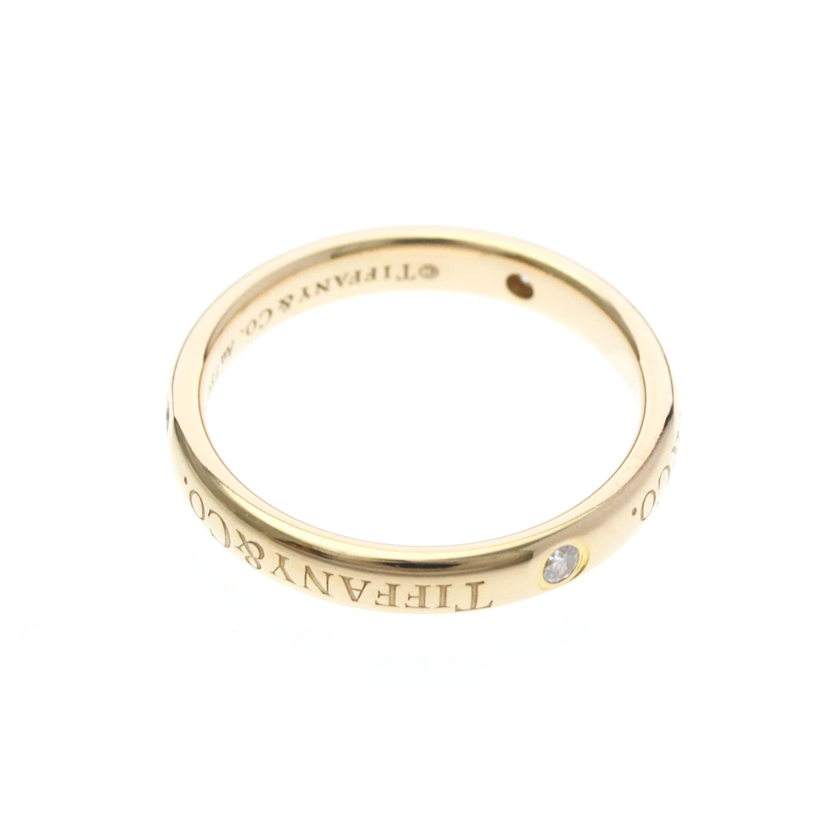 Tiffany Diamond Band · Rose Gold