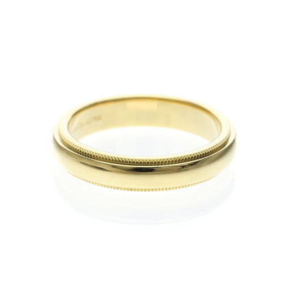 Tiffany Milgrain · 18K Yellow Gold
