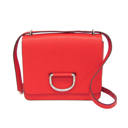 Burberry D-Ring · Leather Shoulder Bag