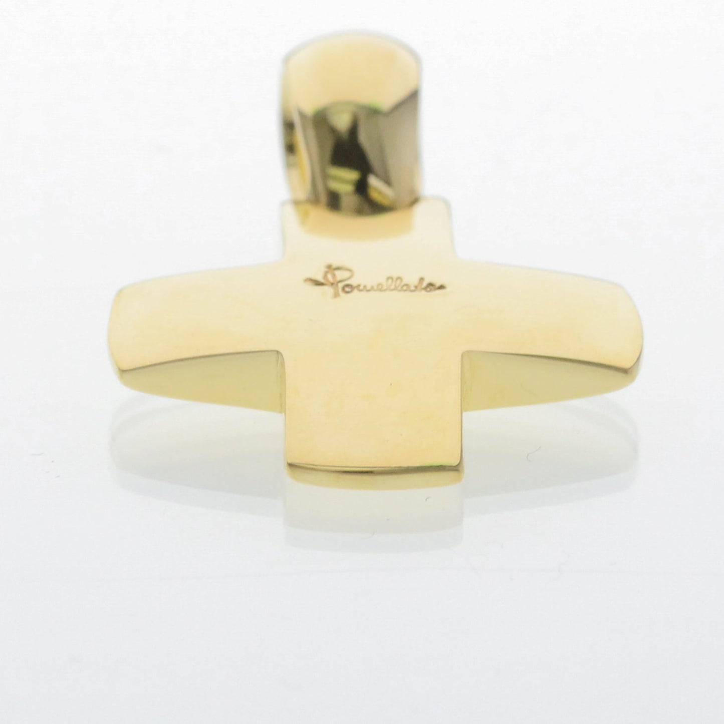 Pomellato Cross Charm · 18K Yellow Gold