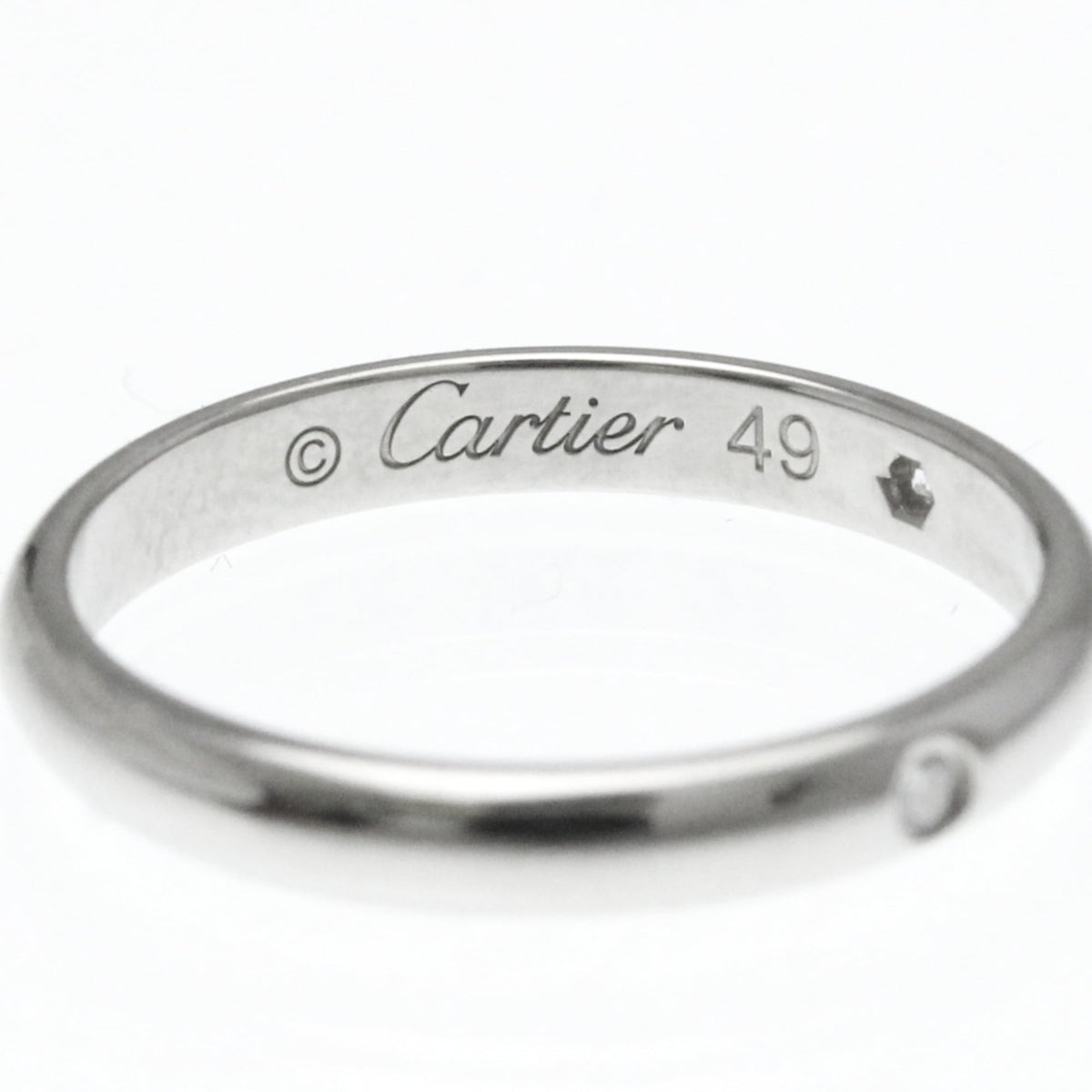Cartier Classic Wedding · Platinum · 3 Diamonds