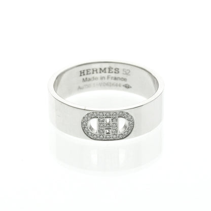 Hermès H d'Ancre · 18K White Gold · Diamond