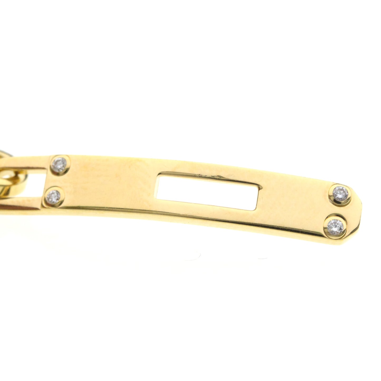 Hermès Kelly · 18K Yellow Gold · Diamond