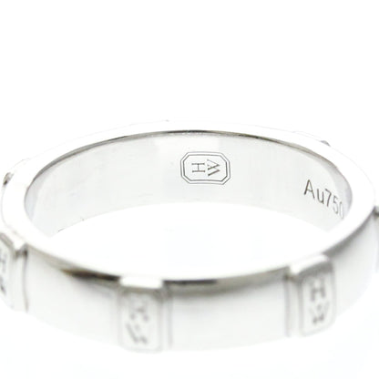 Harry Winston HW Logo · Diamond · 18K White Gold
