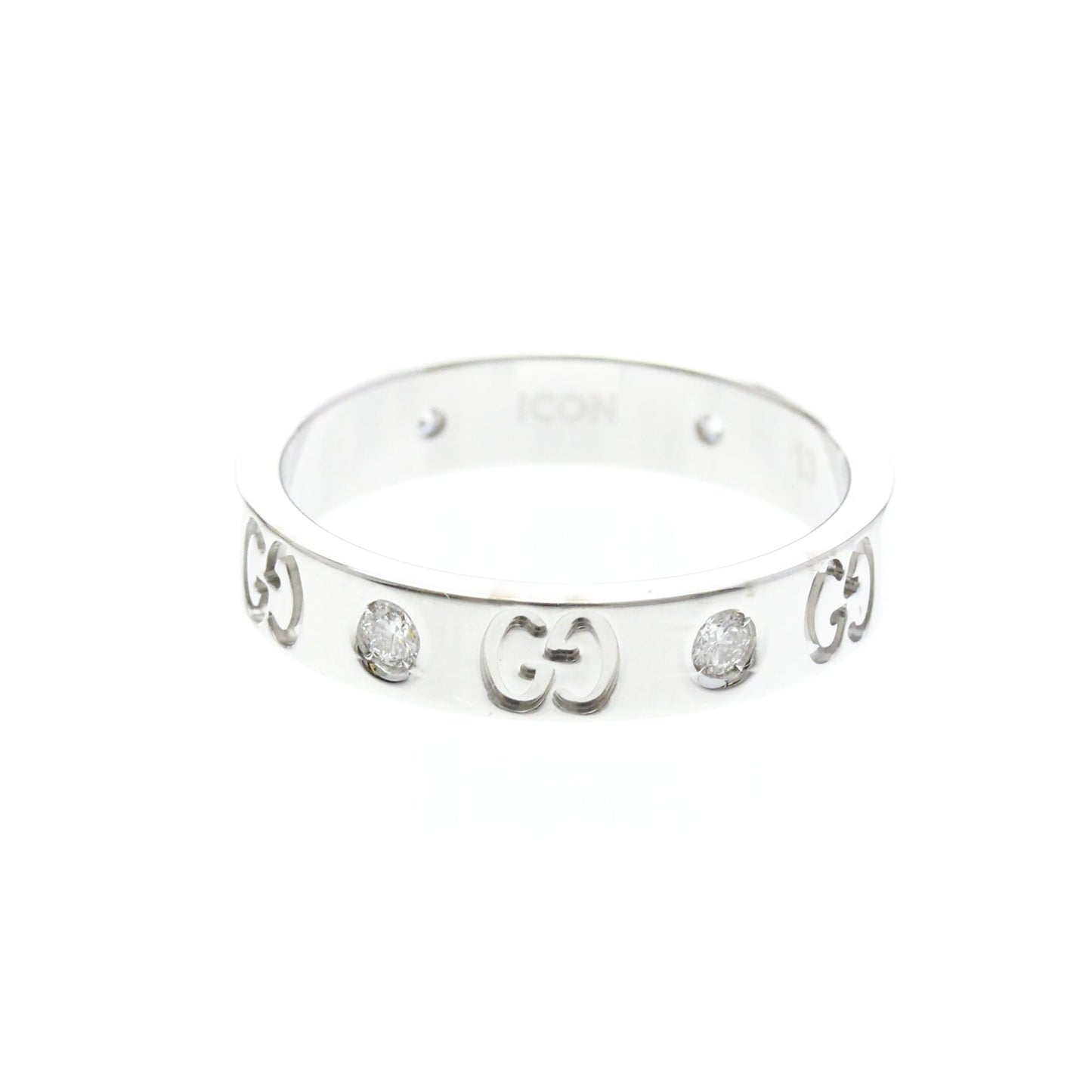 Gucci Icon · Diamond · 18K White Gold