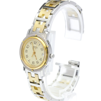 Hermès Clipper · Gold Plated Steel · Quartz