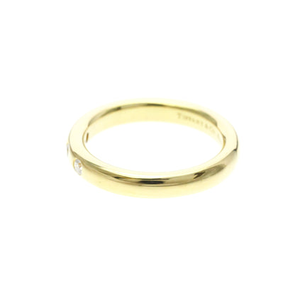 Tiffany Stacking Band · 3 Diamond · 18K Yellow