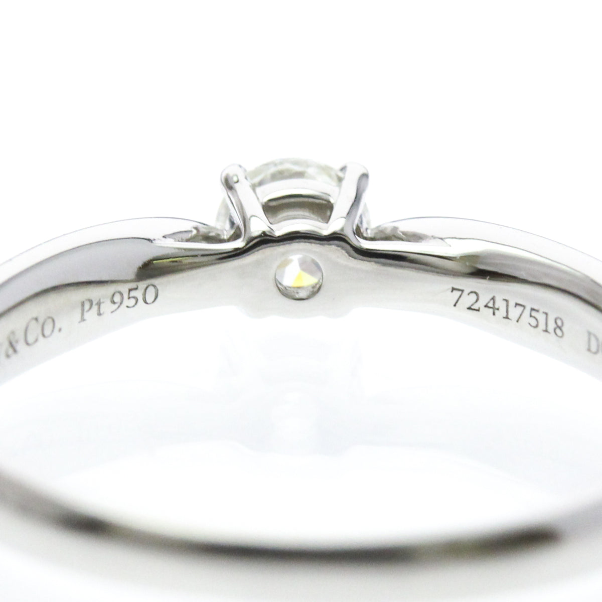 Tiffany Harmony · Platinum · Diamond · Size 6 (EU 55)