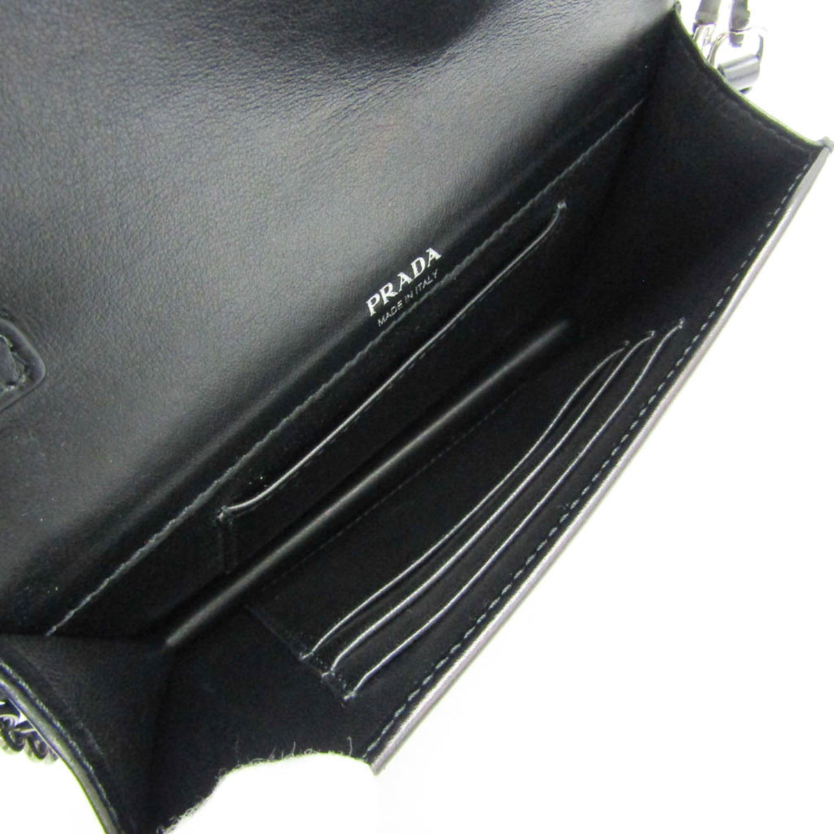 Prada Chain Mini Crossbody · Nylon
