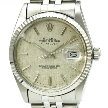 Rolex Datejust · 18K White Gold & Steel