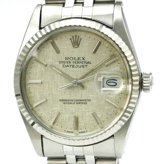 Rolex Datejust · 18K White Gold & Steel