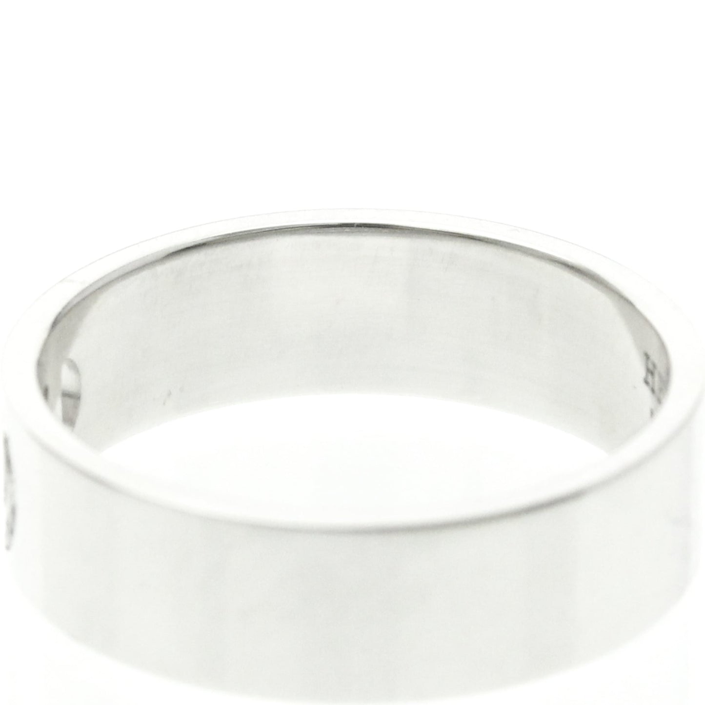 Hermès H d'Ancre · 18K White Gold · Diamond