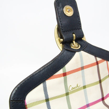 Coach Signature · Denim & Patent Leather