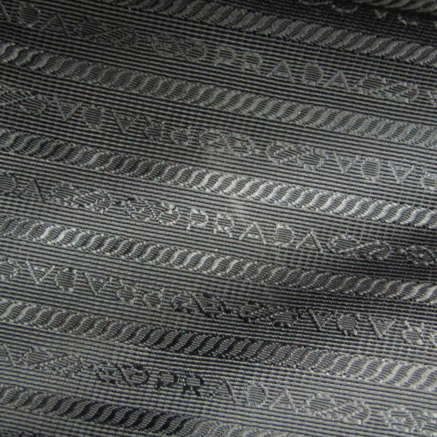 Prada Logo Jacquard · Leather