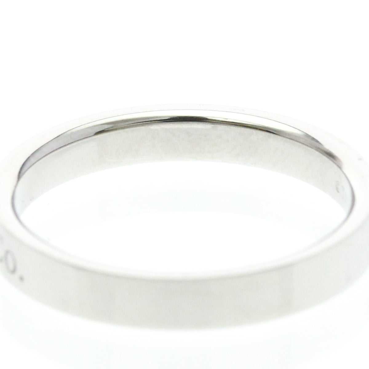 Tiffany Flat Band · Platinum · Size 6.5 (EU 56.25)