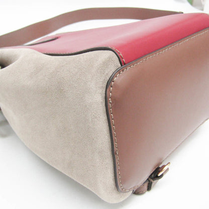 Furla Miastella Mini Bucket · Suede Bordeaux