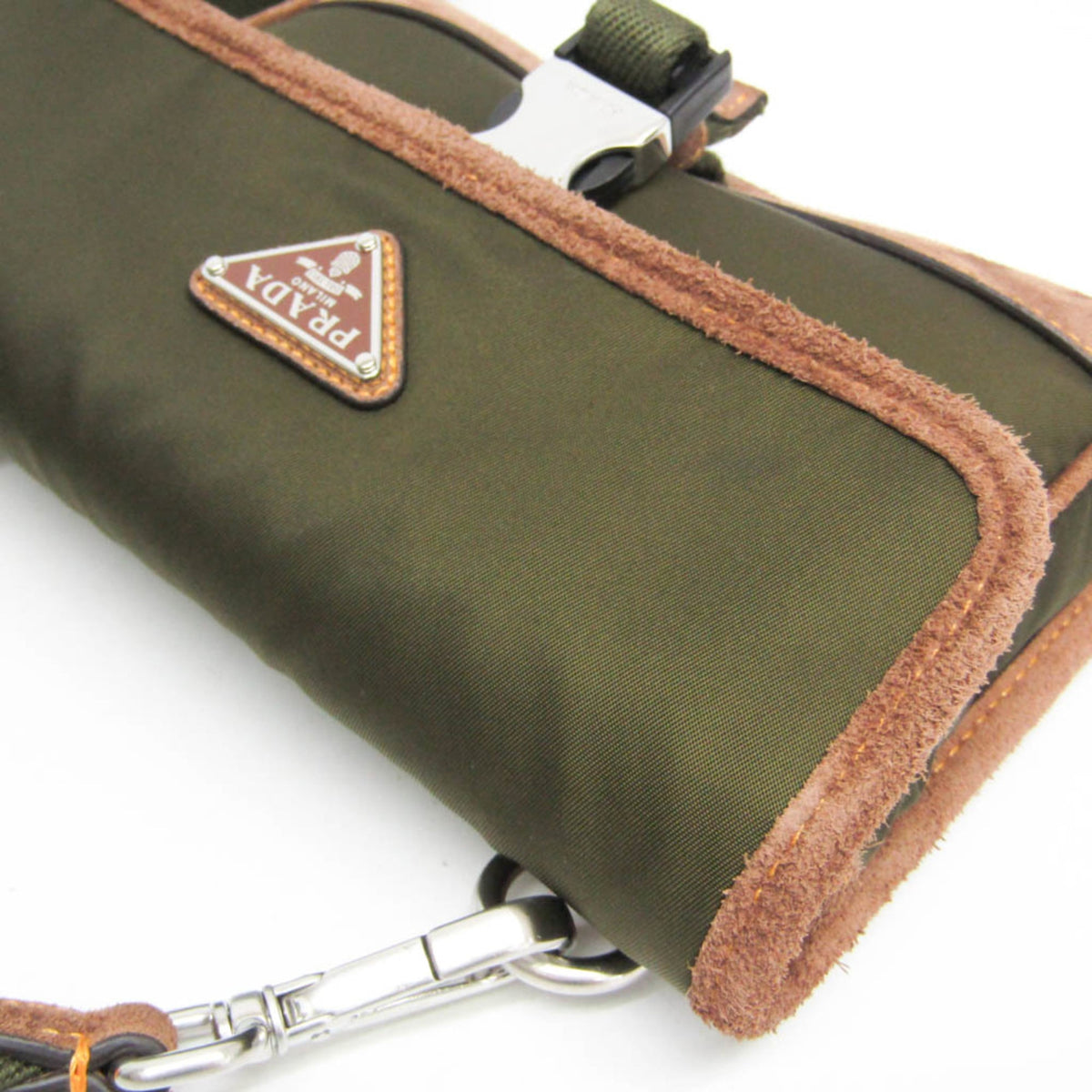Prada Re-Nylon · Smartphone Pouch · Suede