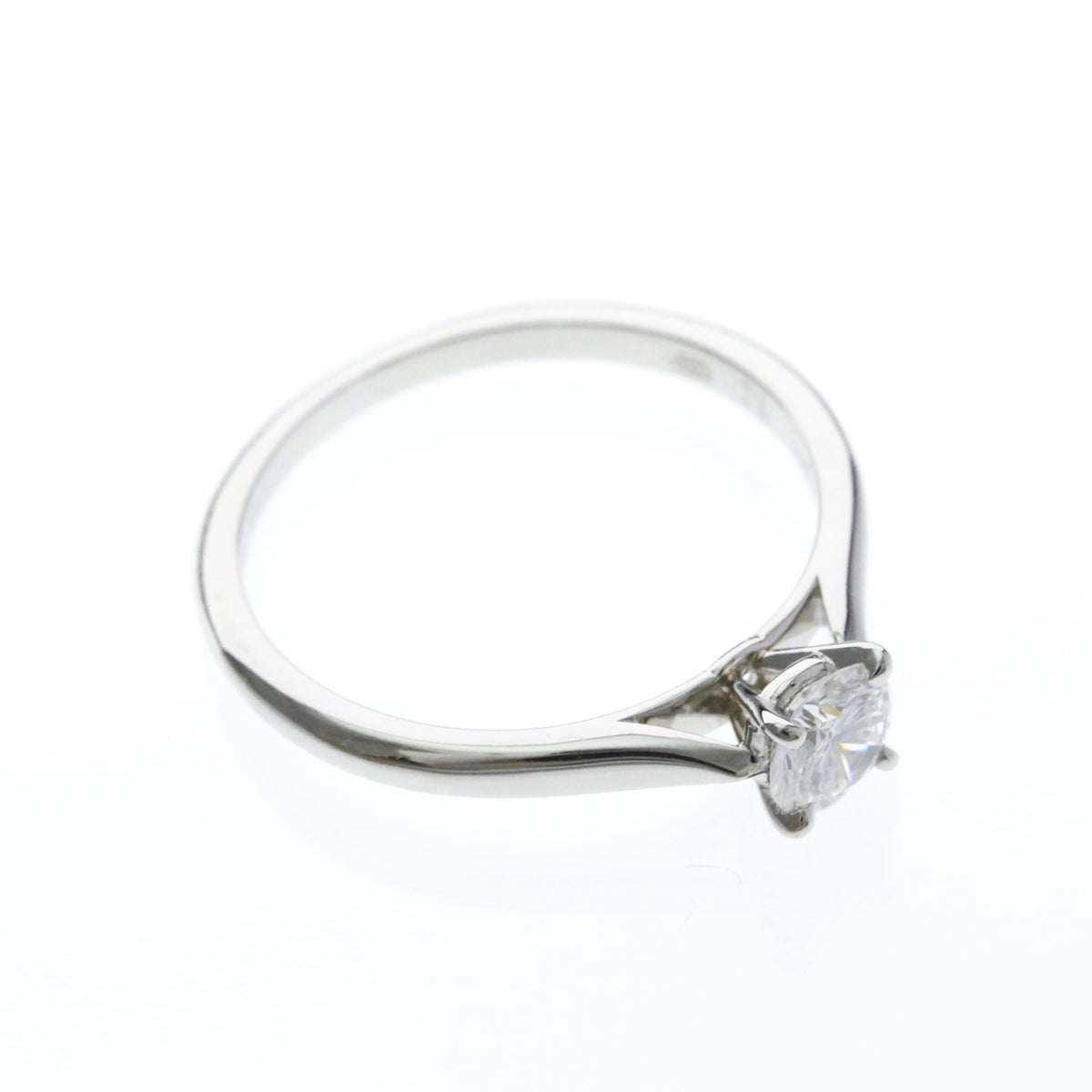 Cartier Solitaire · Platinum · Diamond · Size 6 (EU 55)