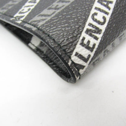 Balenciaga Logo Print · Leather Clutch