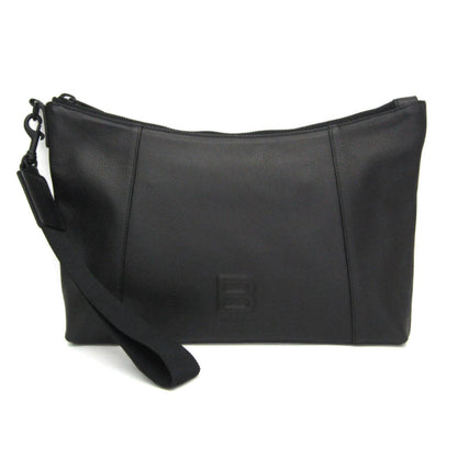 Balenciaga Hourglass · Leather Clutch