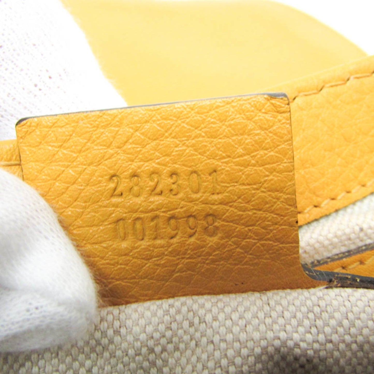 Gucci Bella · GG Canvas · Bamboo Handle