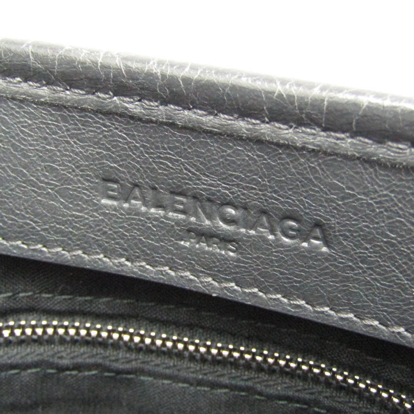 Balenciaga Navy Cabas XS · Leather