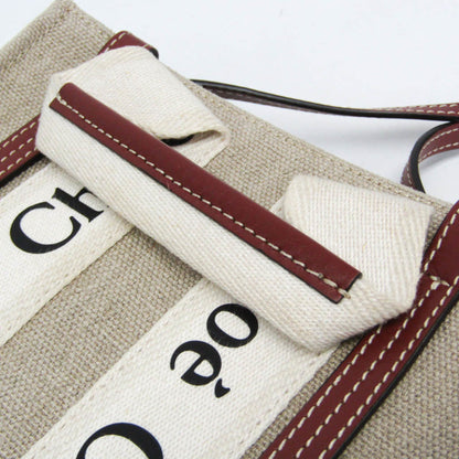 Chloé Woody Mini · Canvas & Leather