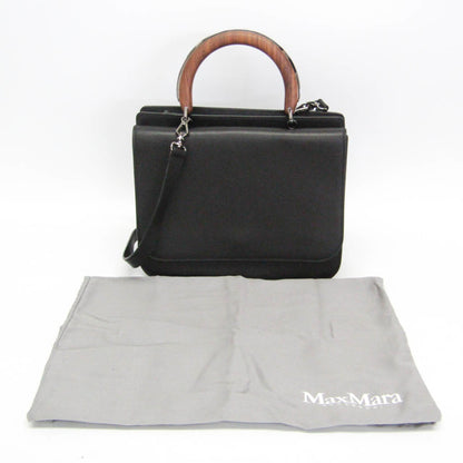 Max Mara Wooden Handle Flap Bag