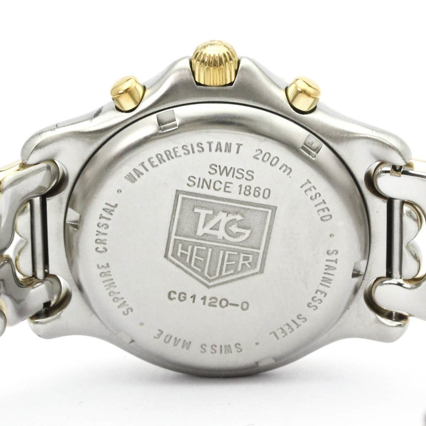 Tag Heuer Sel Chronograph · Gold Plated Steel