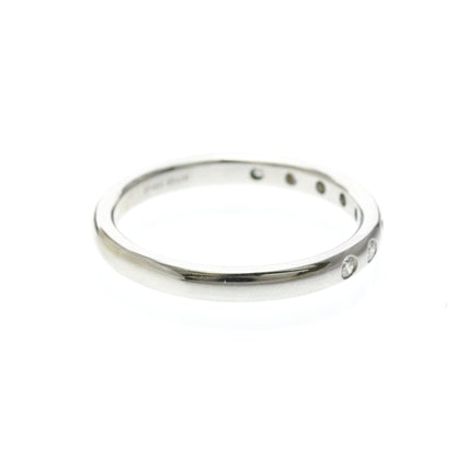 Tiffany Stacking Band · Platinum · 8 Diamonds