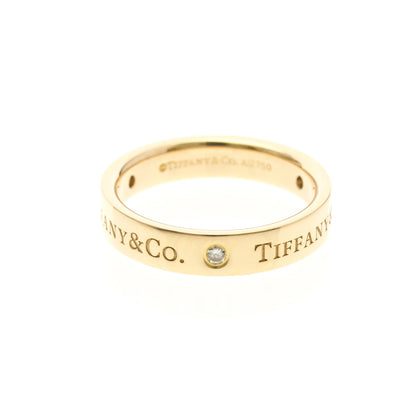 Tiffany Flat Band · Three Diamonds · Rose Gold