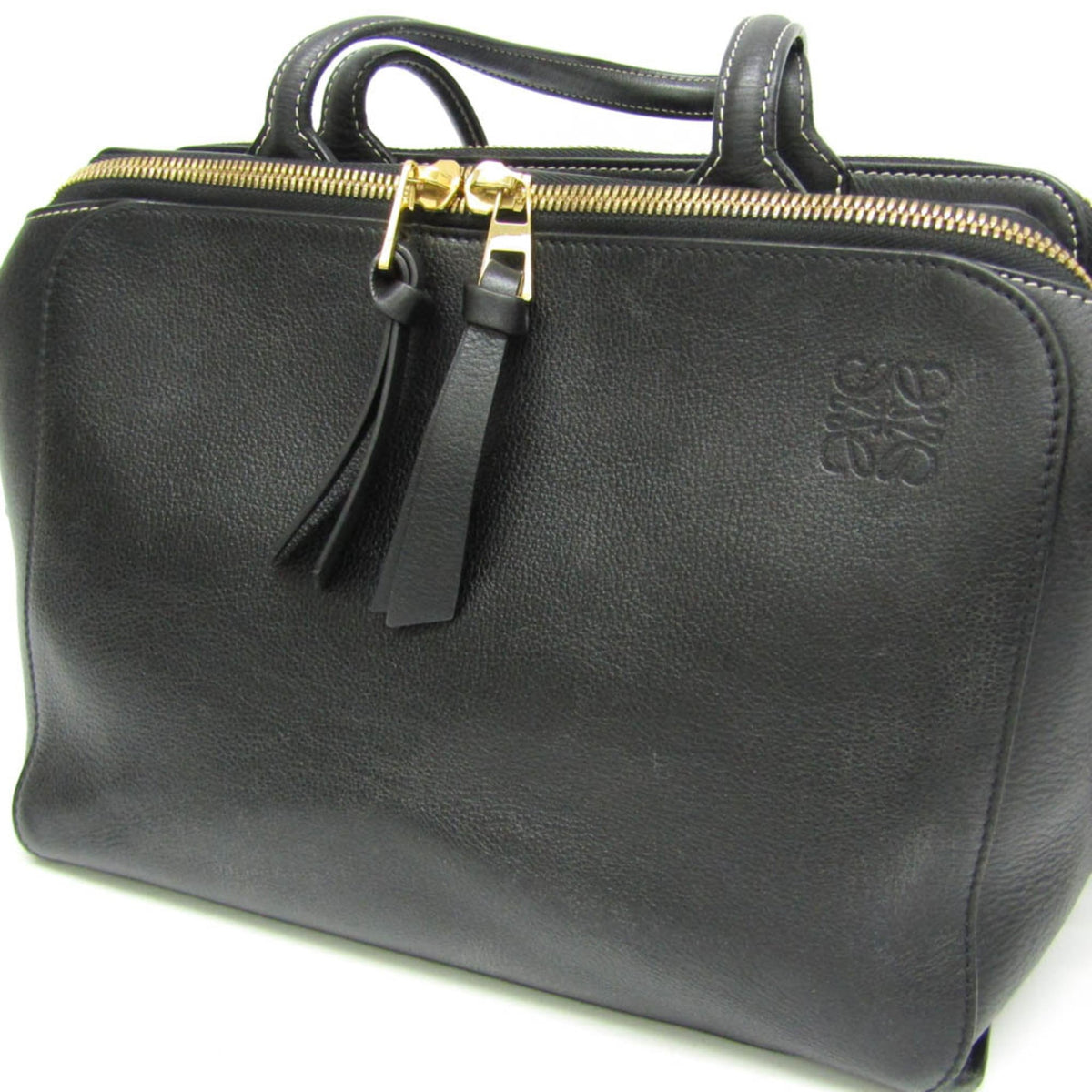 Loewe Anagram Small Boston · Leather